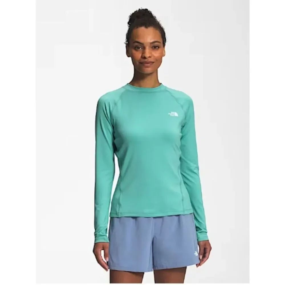 Like New! The North Face Bright Red Long Sleeve Crew Performance Shirt Red  S